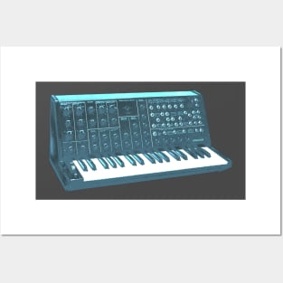 Korg MS20 (teal) Posters and Art